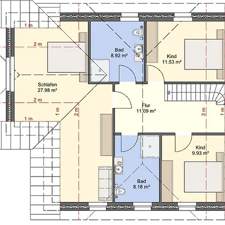 Grosses In Mellnitz Auf Ruegen Mit 5 Schlafzimmer * 포세리츠